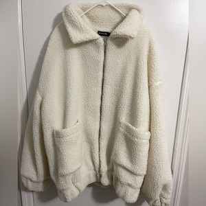 Oversized Off White Jacket